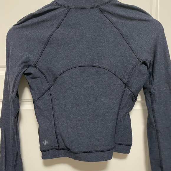 IT'S RULU RUN CROPPED HALF-ZIP

Heathered True Navy/Black - Picture 5 of 7